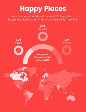 Example Of A Geographical Infographic Design